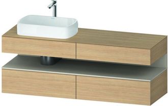 Duravit Qatego Consola Mueble Bajo Lavabo, 2 Extensiones, 2 - Duravit