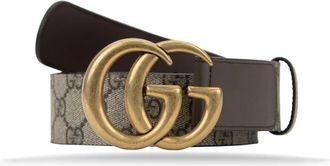 Gucci Leren herenriem met logogesp - Heren - Riemen - Veelkleurig - 65 CM - Leer - Accessoires