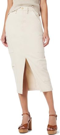 Hudson Welt Cargo Pocket Midi Skirt in Bleached Sand at Nordstrom Rack, Size 25