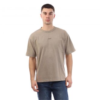 HUGO BOSS Hugo Heren Docku Logo T-Shirt (Bruin)