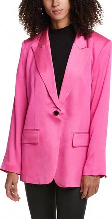 A.L.C. Satin Crepe Bishop Ii Jacket In Pink