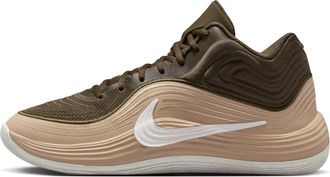 Nike Mens Precision MID Basketball Shoes in Brown | IH1105-200
