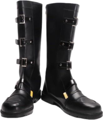 Generic Womens Anime Cosplay Boots for Aalot Fancy Stage Performance Props Shoes Custom Made Halloween Christma Comic Con (Black,10.5)