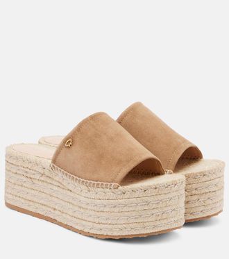 Gianvito Rossi Suede espadrille sandals