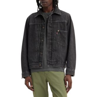 Levi's Type 1 Denim Trucker Jacket in Midnight Harvest Trucker at Nordstrom, Size X-Large
