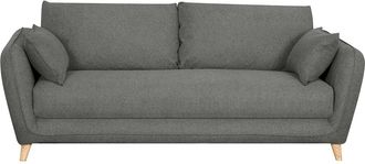Miliboo Sof&aacute; Convertible N&oacute;rdico 3 Plazas Gris Antracita Creep