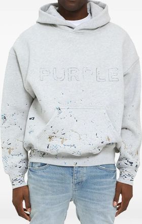 Purple Felpa con stampa camouflage - Grigio