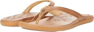 Olukai Honu Womens Shoes Tan/Tan : 11 B - Medium, Leather