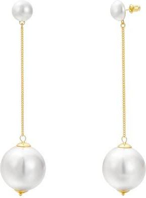 Untamed Petals Ines Pearl Drop in Gold at Nordstrom