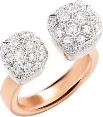 POMELLATO Ring Nudo - Dames - Ringen - Geel - 55 MM - Accessoires