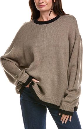 WeWoreWhat Weworewhat Oversized Crewneck Sweater