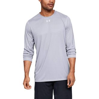 Under Armour Mens Locker Tee 2.0 LS White Long-Sleeve T-Shirt (Medium)
