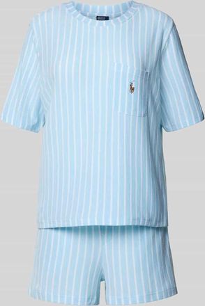 Polo Ralph Lauren Relaxed Fit Pyjama aus Baumwoll-Modal-Mix in Hellblau, Gr&ouml;&szlig;e XXL