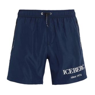 Iceberg Uomo, Costumi da bagno, Blu, S, new