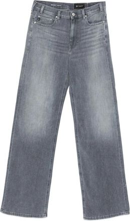 AG - Adriano Goldschmied New Baggy Wide Jeans - Dames - Regular Fit Jeans - Grijs - W25 - Katoen - Jeans
