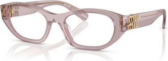 Miu Miu Eyeglasses - Dames - Brillen - Roze - 53 MM - Accessoires