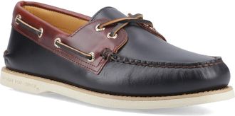 Sperry Top-Sider Authentic Gold Cup Heren Bootschoenen Van Zwart/Bruin Leer