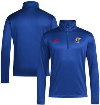 adidas Mens adidas Royal Kansas Jayhawks 2024 Coaches Sideline Quarter-Zip Top at Nordstrom, Size Xx-Large