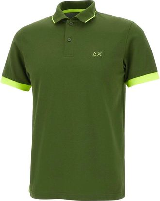 Sun 68 Polo Stripe Fluo - Tops - Hombre - Verde - S