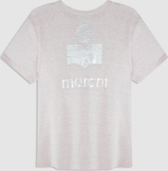 Isabel Marant Tee-shirt Zewel Rose Clair