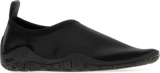 Jil Sander Womens Black Fabric Elbe Slip Ons Slippers Flat Shoes