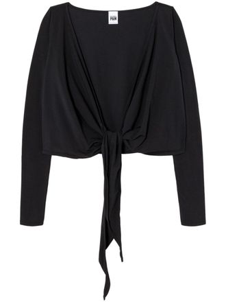 Re/Done x Pamela Anderson cropped top - Zwart