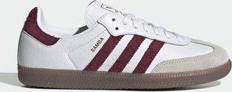 adidas Originals Samba OG - Sneakers bianche a granata-Bianco