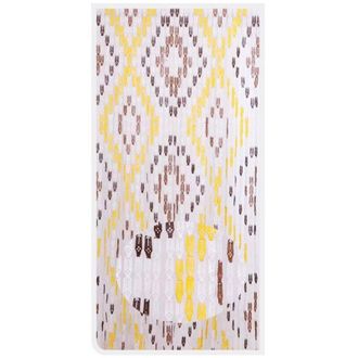 Trade Shop Trade Shop - Tenda Moschiera Con Piastrine In Pvc Decoro Rombo Marrone 100x220cm Tpl13 017347