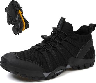 Generic Mens Trail Running Shoes Wide Barefoot, Lightweight Mens Hiking Slip On Sport Shoes Workout Grounded Footwear for Women & Men Casual Grounding Sneaker