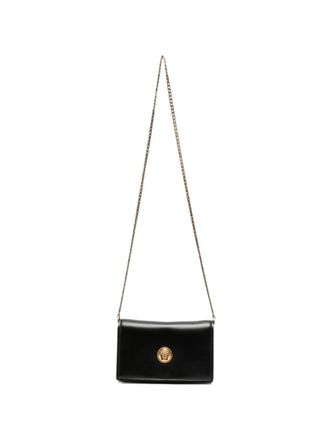 Versace Borsa mini in pelle con stemma Versace