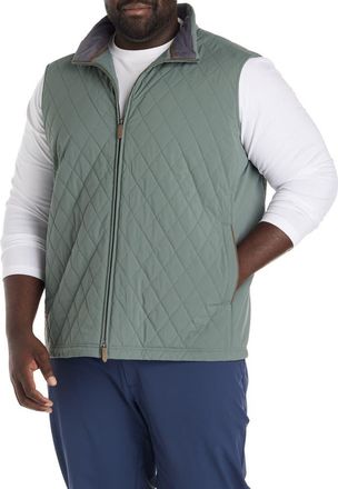Vineyard Vines Big & Tall Dorset Quilted Vest in Balsam at Nordstrom, Size 3X Big