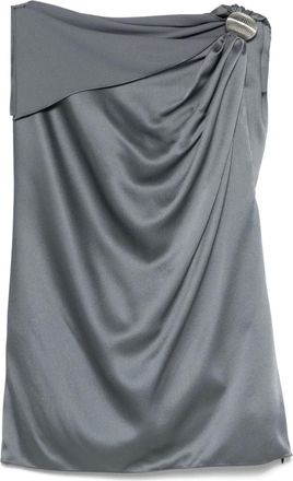 Lanvin Top drappeggiato con anello Arpège - Blu