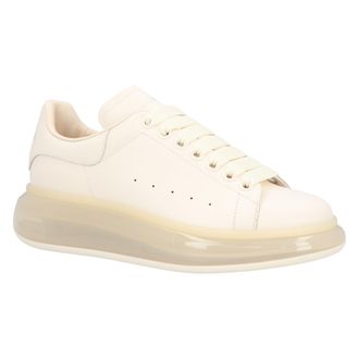 Alexander McQueen Alexander Mcqueen Womens Oversized Sneaker Larry in beige Calfskin - Size 37.5 EU/IT