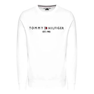Tommy Hilfiger Sweatshirts, male, White, Size: XL Felpa