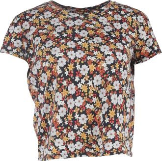 Sandro Sandro Floral-Print T-Shirt in Multicolor Cotton