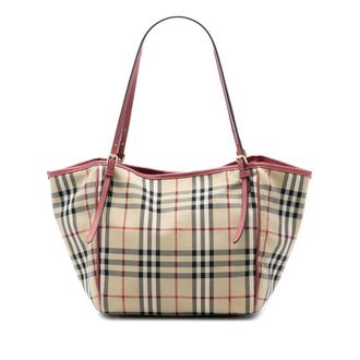 Burberry Pre-owned Burberry Small Haymarket Check Coated Canvas Canterbury Tote Ladies C4OX2AHVBY0XL1T3