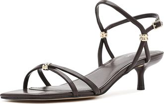 Calvin Klein Rivine Womens Sandals Dark Brown : 9.5 M, Leather