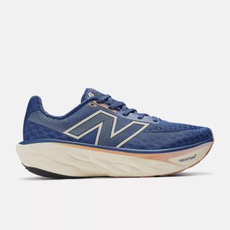 New Balance Womens Fresh Foam X 1080V14 Running Shoes In Blue/beige