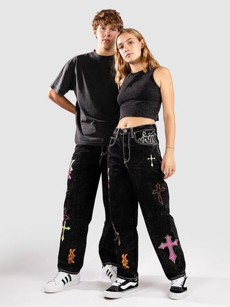 Ninth Hall Ambush Crosses Jeans zwart