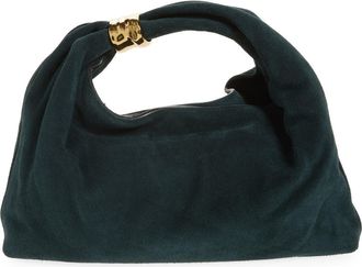 Madewell The Suede Mini Ring Pouch in Midnight Forest at Nordstrom