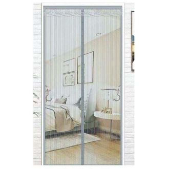 OEM Cortina Mosquitera Magn&eacute;tica, Cortina Mosquitera De Cierre Autom&aacute;tico, 100 X 220 Cm (gris) -crezuo