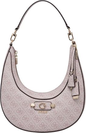 Guess Lindsey Hobo Bag - Dames - Schoudertassen - Roze - ONE Size - Polyester - Tassen
