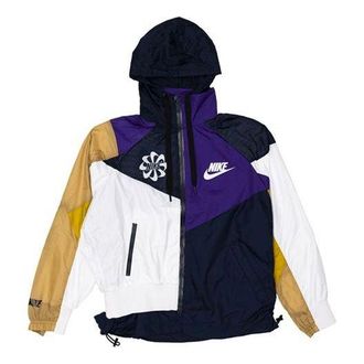 Nike (WMNS) Nike x sacai Hooded Anorak Obsidian Court Purple CD6298-451