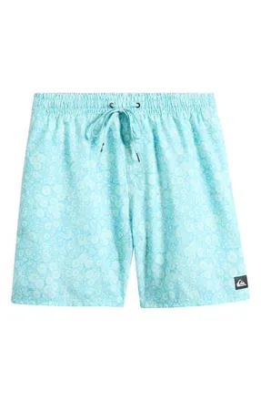 Quiksilver Mix Volley 17 Swim Trunks in Brook Green at Nordstrom, Size Xx-Large