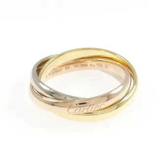 Cartier Yellow Gold (18K) Pink Gold (18K) White Gold (18K) Band Ring (Pre-Owned)