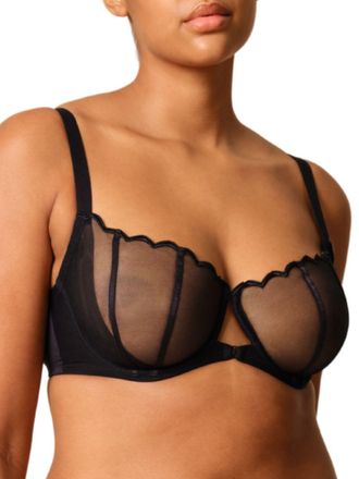 Gossard Womens Obsession Balconette Bra - Black polyamide - Size 34DD