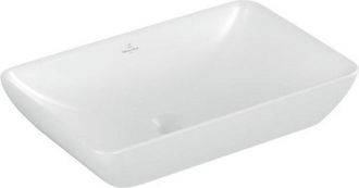 Villeroy & Boch V&b Aufsatzwaschtisch Venticello Halbeinbau 550x360mm M &Uuml;l Stone White C+
