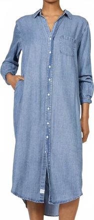 Dear John Denim Galina Shirt Dress In Imperial Blue