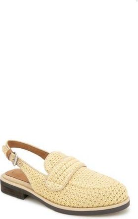 Gentle Souls Caleb Slingback Raffia Loafer Flat in Natural Raffia at Nordstrom Rack, Size 7.5