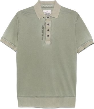 Vivienne Westwood Sage Green Polo Shirt